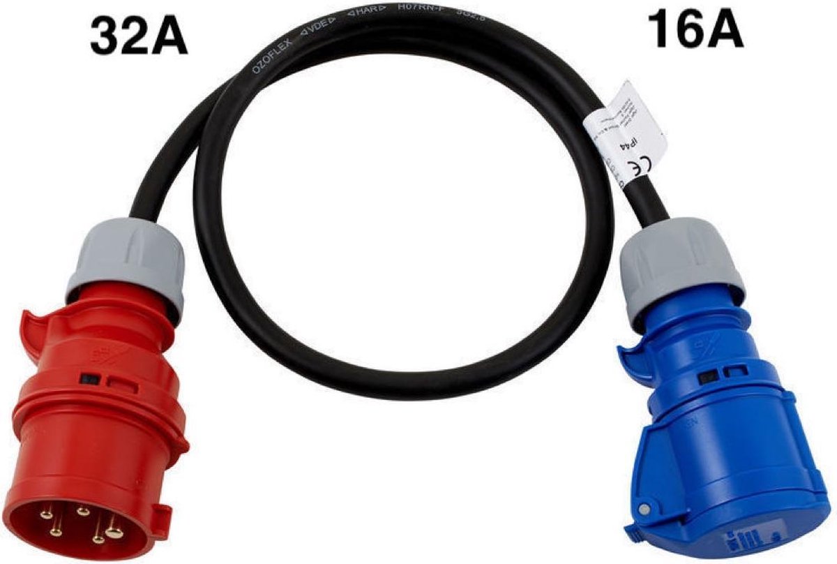 Cable Soolutions Adapters voor Rode CEE stopcontacten Rode