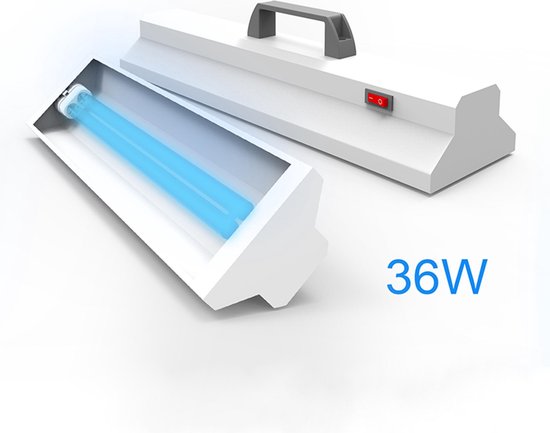 UV-C Blade professionele desinfectie lamp 36 watt /220V met UV  protectiebril.... | bol.com