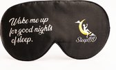 Premium Zijden Slaapmasker - Luxe Verstelbare Oogmasker - 100% Zijde - Slaapbril - Reismasker - Blinddoek - Powernap - Meditatie - Yoga - Slaap - Reis - Ontspanning - Zwart - SleepBD