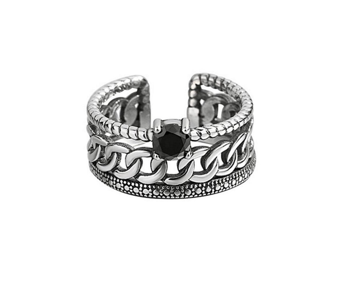 Semyco ring dames zilver Secret Stone - One-size - Verstelbaar - Cadeau vrouw verjaardag - Semyco