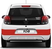 Autosticker met tekst Breedte 20 cm