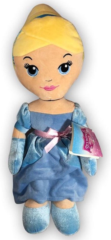 doe niet Rubriek boete Pluche Disney Princess Cinderella Assepoester 40 cm knuffel disney pop  speelgoed | bol.com
