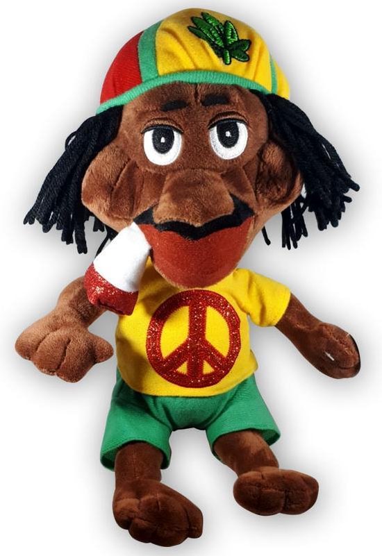 Pluche Rasta man Jamaica Geel Knuffel 30 cm / Marihuana / Wiet / Blow /  Jonko / Roken... | bol.com