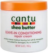 Cantu Haarcreme- Set van 3  Shea Butter Repair Cream - Cantu Leave In Conditioner - 453 ml- After Champoo Creame - Apres-Champoing - Haarcrème voor Kinderen en Volwasenen- Cantu ki