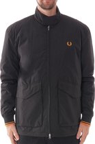 Fred Perry - Quilted Harrington - Herenjas - M - Zwart