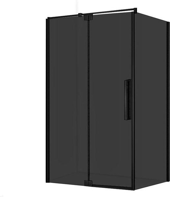 Diamond Line Royal Douchecabine 90x90 Vierkant Mat Zwart