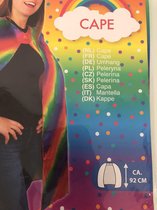 Regenboog cape 2 stuks
