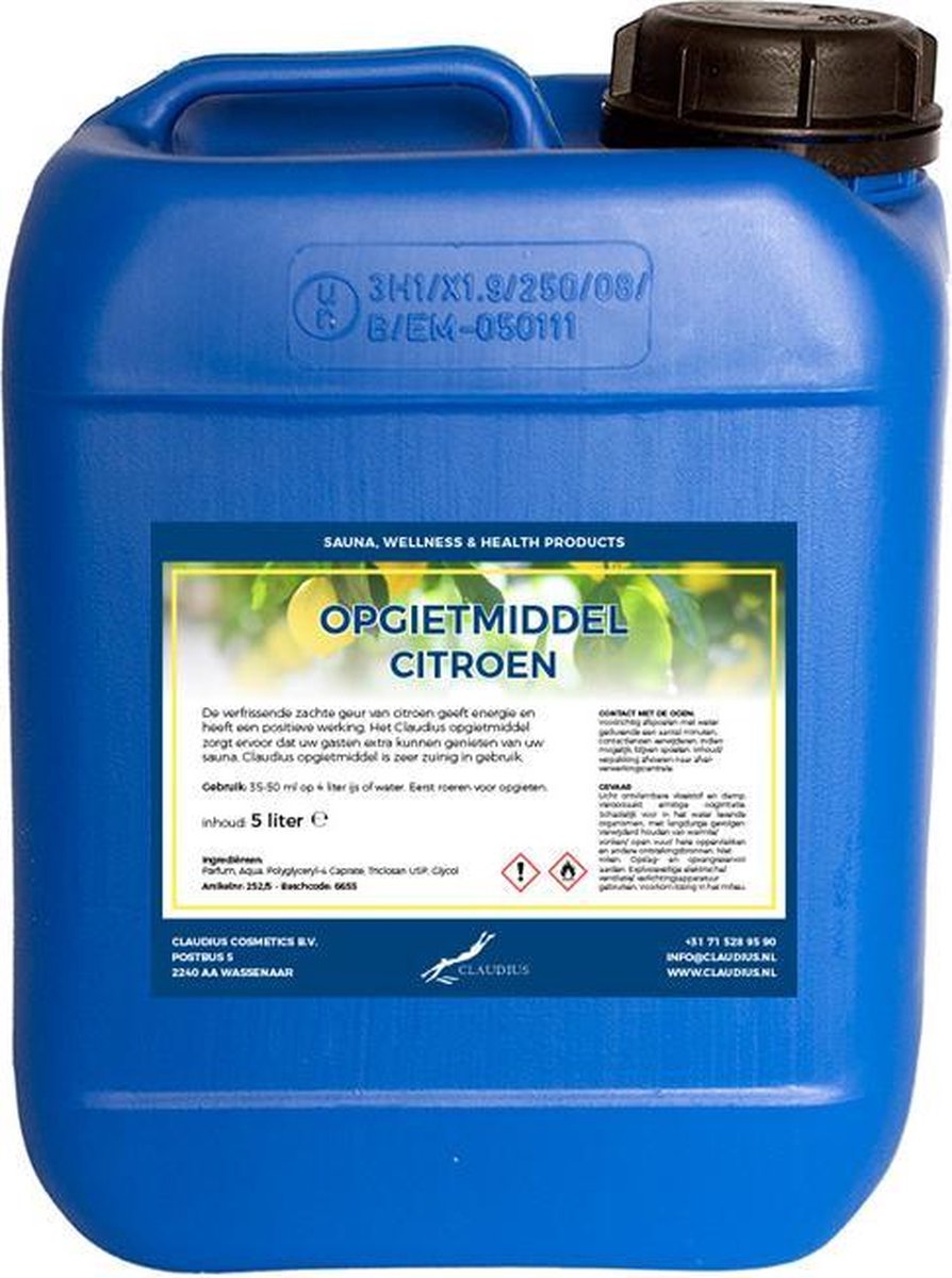 Goedkoopste Sauna opgietmiddel Citroen 5L
