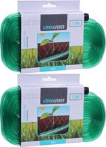 2 pro garden tuinslagen 7500  mm lang , pvc groen, druppelsysteem