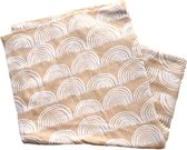 Swaddle doek XL - Boogjes | Inbaderdoek | Hydrofiele doek