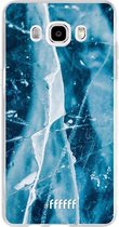 Samsung Galaxy J5 (2016) Hoesje Transparant TPU Case - Cracked Ice #ffffff