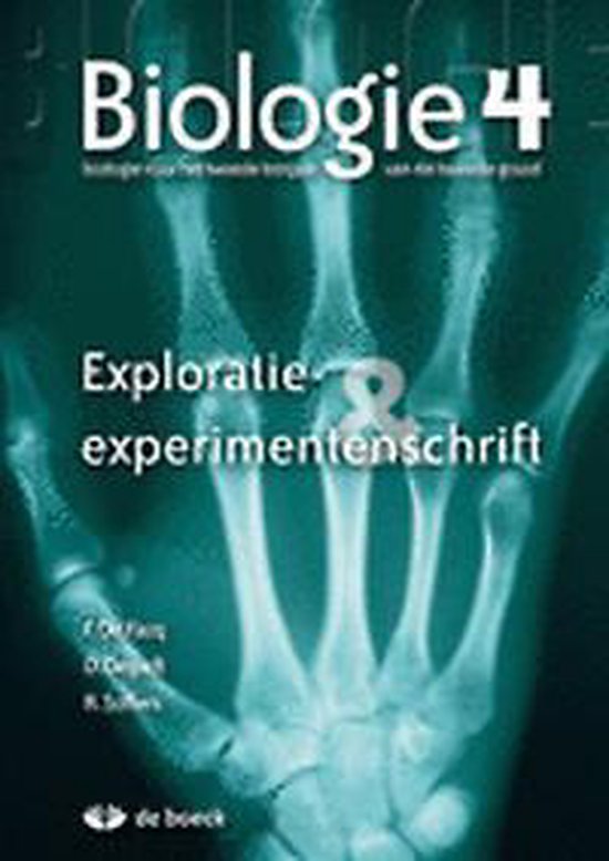 Cover van het boek 'Biologie 4 - exploratie- en experimentenschrift'