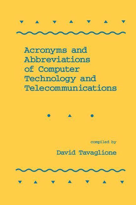 Acronyms and Abbreviations of Computer Technology and Teleco ... - cover