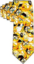 Fun stropdas met de vrolijke Emoji (31278)