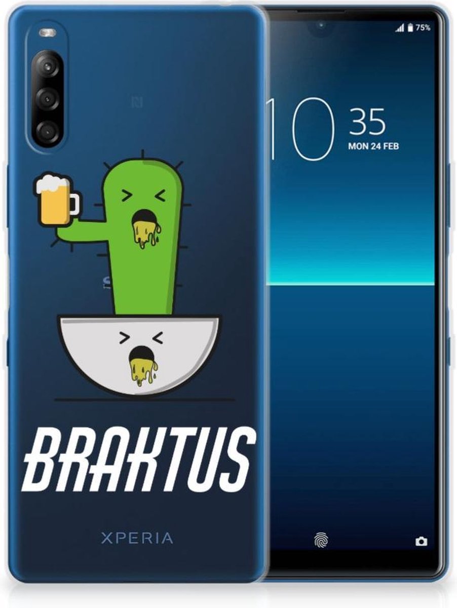 Back Cover voor Sony Xperia L4 Telefoonhoesje met Naam Braktus