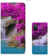 Telefoonhoesje Geschikt voor Samsung Galaxy A41 Wallet Bookcase Waterval