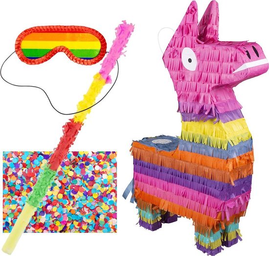 Bol Com Pinata Lama Pinata Stok Pinata Blinddoek Confetti 200 Gr