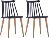 Eetkamerstoelen set 2 stuks (Incl LW anti kras viltjes) - Eetkamer stoelen - Extra stoelen voor huiskamer - Dineerstoelen – Tafelstoelen