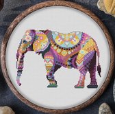 Borduurpakket MANDALA OLIFANT - AWSOME PATTERNS