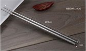 5-Delige Chopsticks Set (10 stuks) - Design RVS Eetstokjes