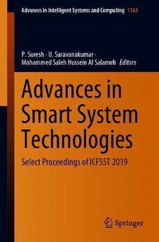 Advances in Smart System Technologies 9789811550287 Boeken