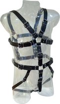 Mister b leather slave harness lockable s