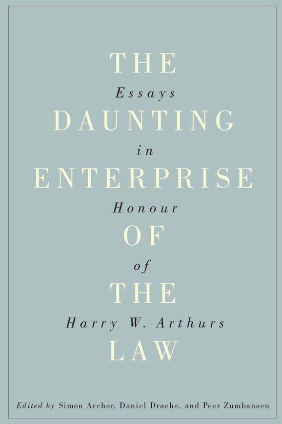 The Daunting Enterprise of the Law - cover