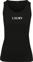 LXURY Tanktop Dames Zwart Maat XXL - Sportshirt - Performance - Hemd - Mouwloos Shirt - Sportkleding - Sport Tanktop