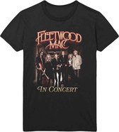 Fleetwood Mac Heren Tshirt -XL- In Concert Zwart