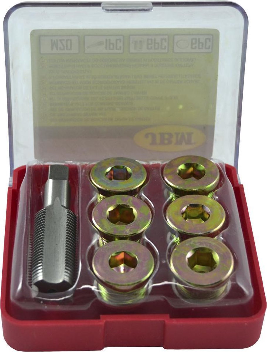 JBM Tools | schroefdraad reparatieset olie aftapplug ( M-20 )