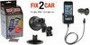 Kram 60203 Fix2Car Actieve Houder Met Zuignap Apple iPhone 5 Incl. Car charger & Griffin Data Cable