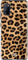 HappyCase Samsung Galaxy A41 Flexibel TPU Hoesje Wilde Panter print