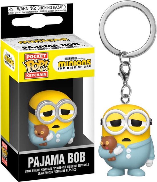 Funko POP! Pocket Keychain - Minions 2 The Rise of Gru - Pajama Bob -  Verzamelfiguur | bol.com