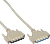 Premium seriële verlengkabel 37-pins SUB-D (m) - 37-pins SUB-D (v) / gegoten connectoren - 3 meter