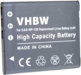 VHBW Camera accu compatibel met Casio NP-120 / 550 mAh