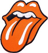 The Rolling Stones - Classic Tongue Patch - Oranje