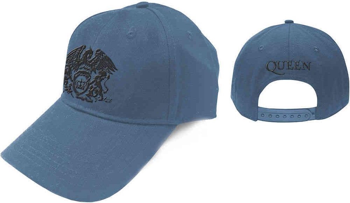 Queen Baseball pet Black Classic Crest Blauw