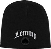 Lemmy Kilmister Beanie Muts Ace Of Spades Zwart