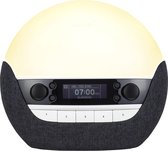 Lumie Bodyclock Luxe 750DAB - Wake-up light - USB/DAB+/Bluetooth - Antraciet met grote korting