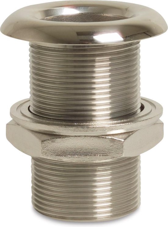 Bille à filetage mâle Profec Transit en acier inoxydable 316 poli de 2 "