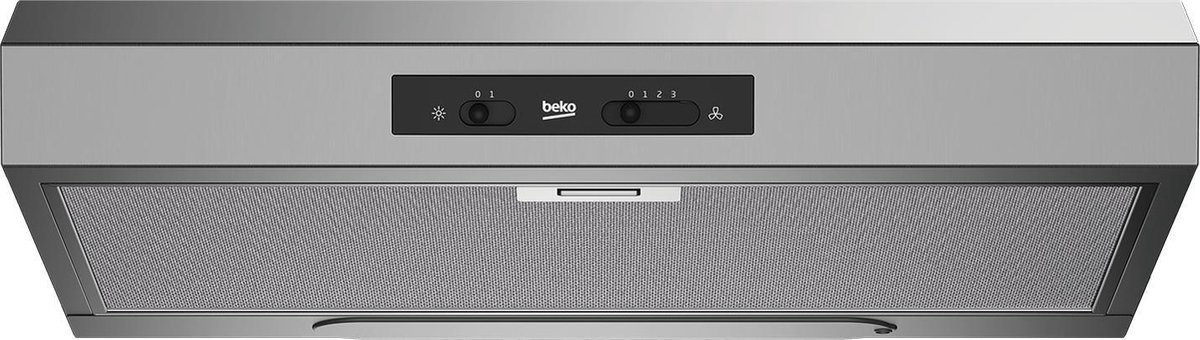 Beko HNS61210XH afzuigkap 272 mÂł/uur Muurmontage Roestvrijstaal D