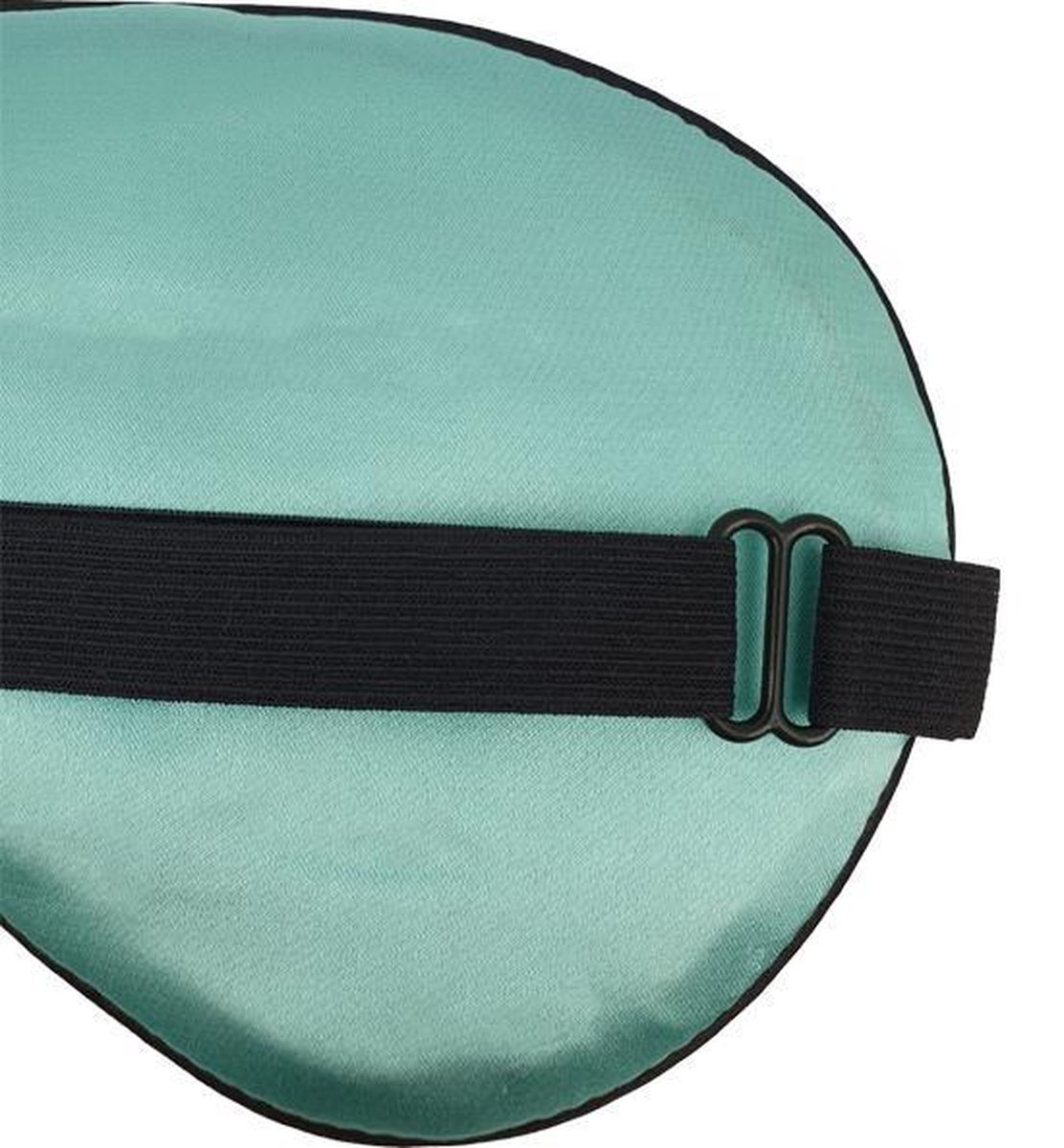 Slaapmaskers Extra Zacht Satijn – 2 Stuks - Beige & Turquoise - Thuis - Slaapmasker - Verduisterend - Onderweg - Vliegtuig - Festival - Slaapcomfort - oDaani — afbeelding 3