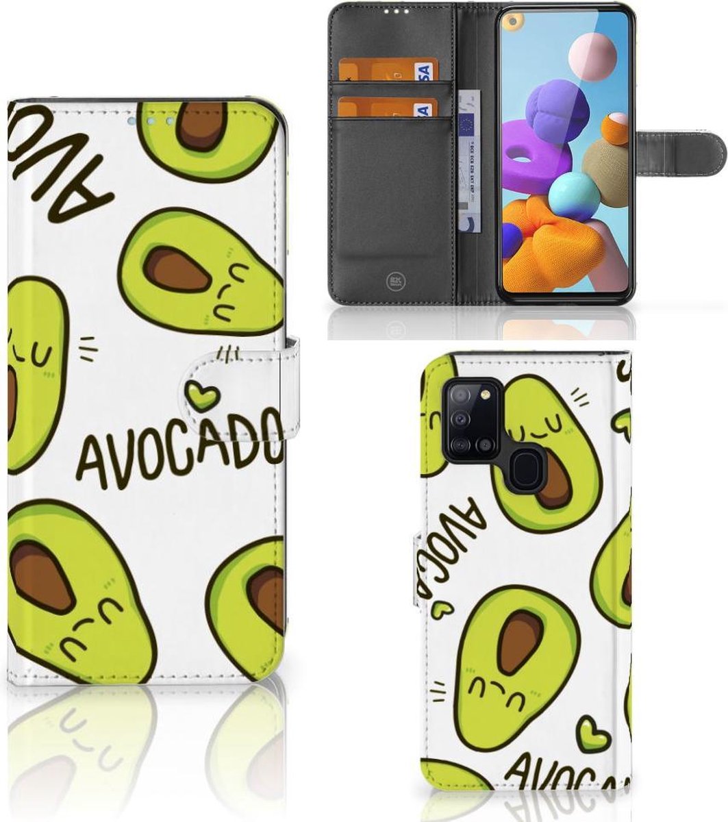 Samsung Galaxy A21s Leuk Hoesje Avocado Singing