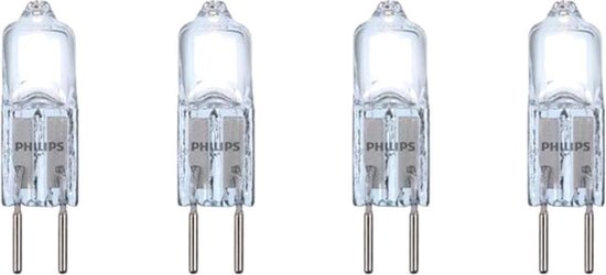 Philips G4 12V 20W Halogeen Lamp Steeklamp (4 stuks) | bol.com