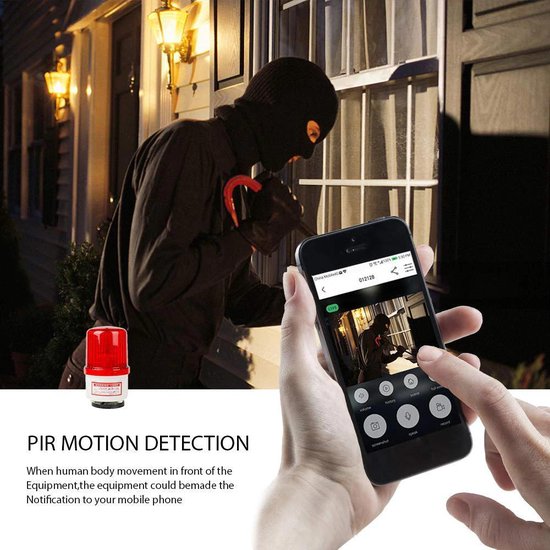 DrPhone SMARTCAM3 - Video Deurbel WIFI 1080P Draadloze Intercom Smartphone TUYA / SmartLife - Camera - Smart Home - Zwart van Merkloos — afbeelding 5