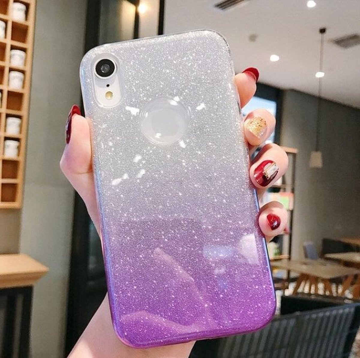 All About Your Phone Telefoonhoesje - Back Cover - Geschikt Voor Apple IPhone 7 - Zilver