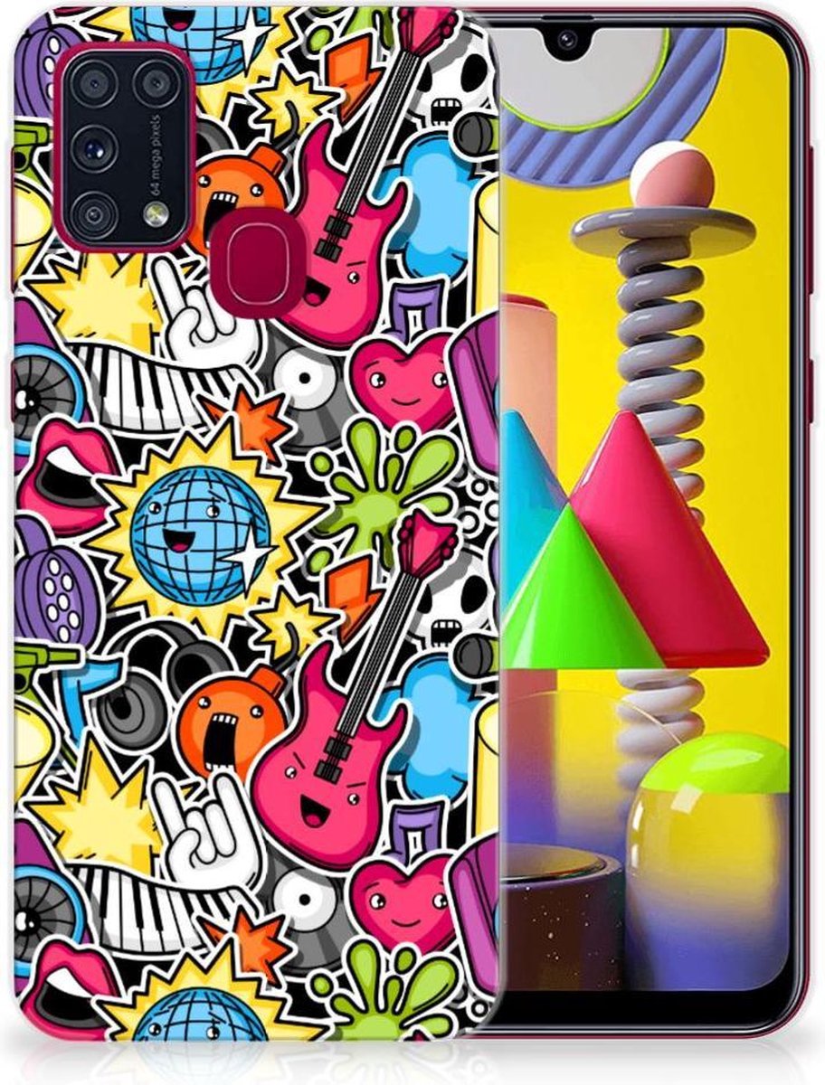 Samsung Galaxy M31 Silicone Back Cover Punk Rock
