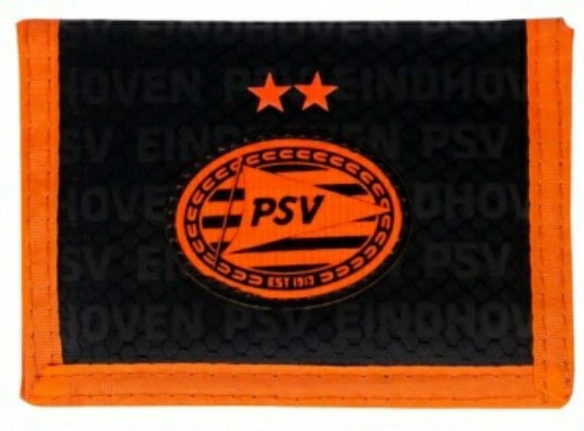 PSV Portemonnee Oranje Zwart - Psv Eindhoven - Eredivisie -