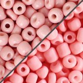 Rocailles - 4mm, 6/0 - 2x20 gram - rose peach