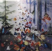 3D  wenskaart - Vlinders - Trendzz-  16 x16 cm